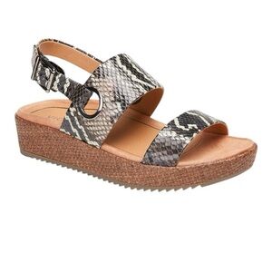 Vionic Louise Raf Boa Platform Snake Sandals NWOB Concealed Orthotics Snake 9